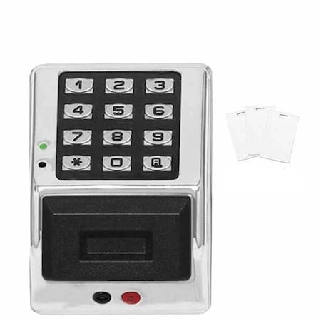 Alarm Lock AlarmLock: Trilogy Electronic Prox Digital Keypad - Metallic silver ALL-PDK3000-MS
